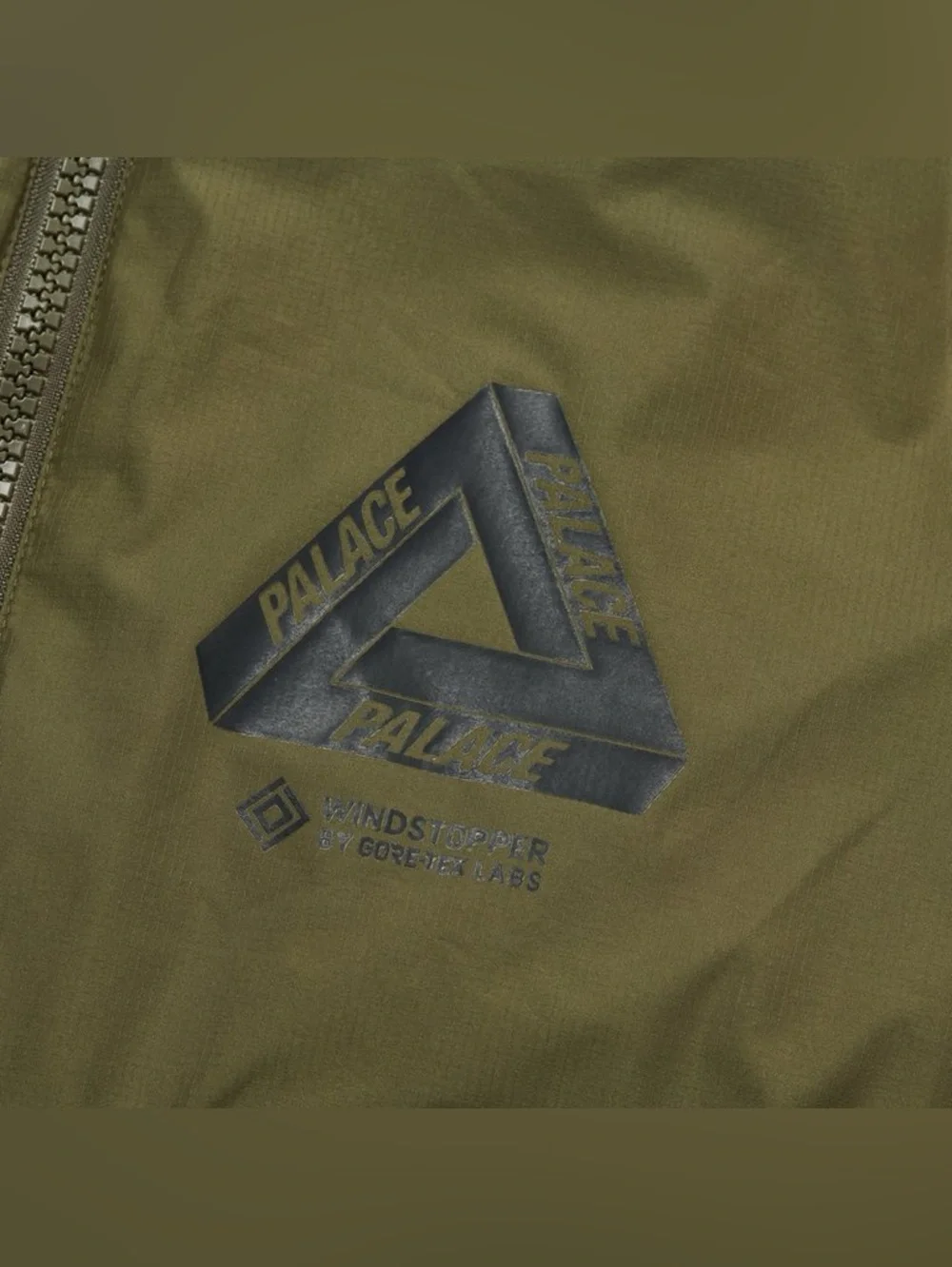 Palace Gore-Tex Infinium Jacket Olive Green, Men's Size XL FW24 Full Zip